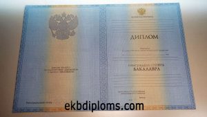 Диплом бакалавра 2010-2013 года